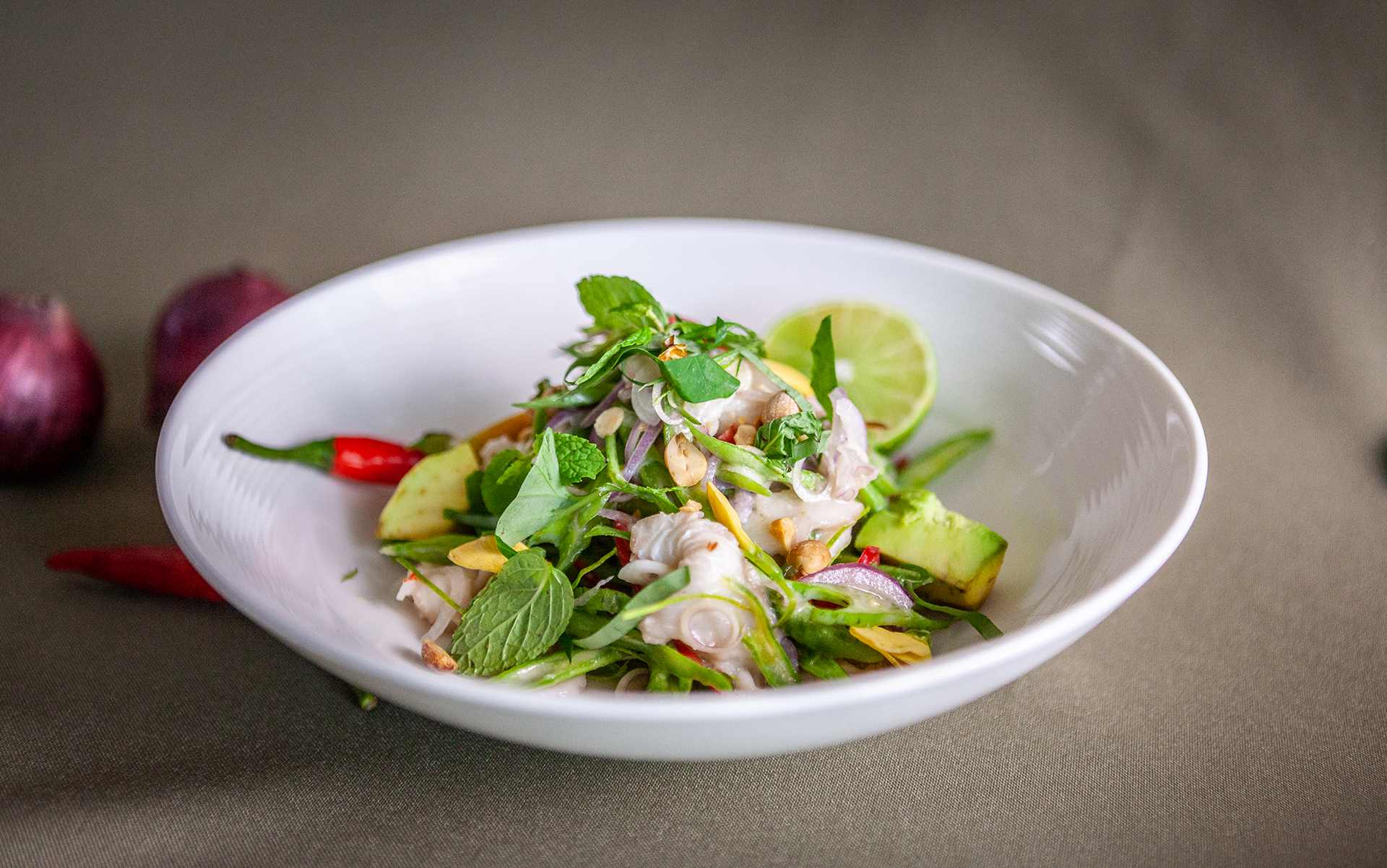 Mekhala Bar and Restaurant cambodian ceviche